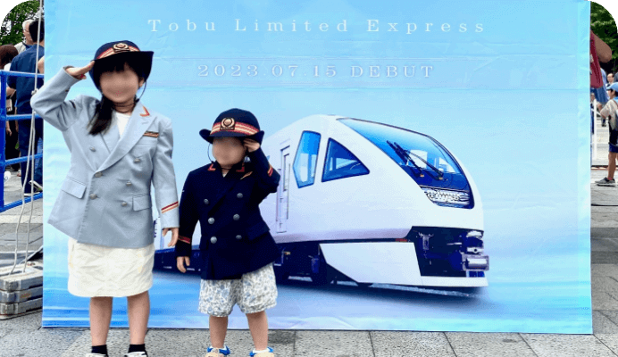 こども制服着用体験